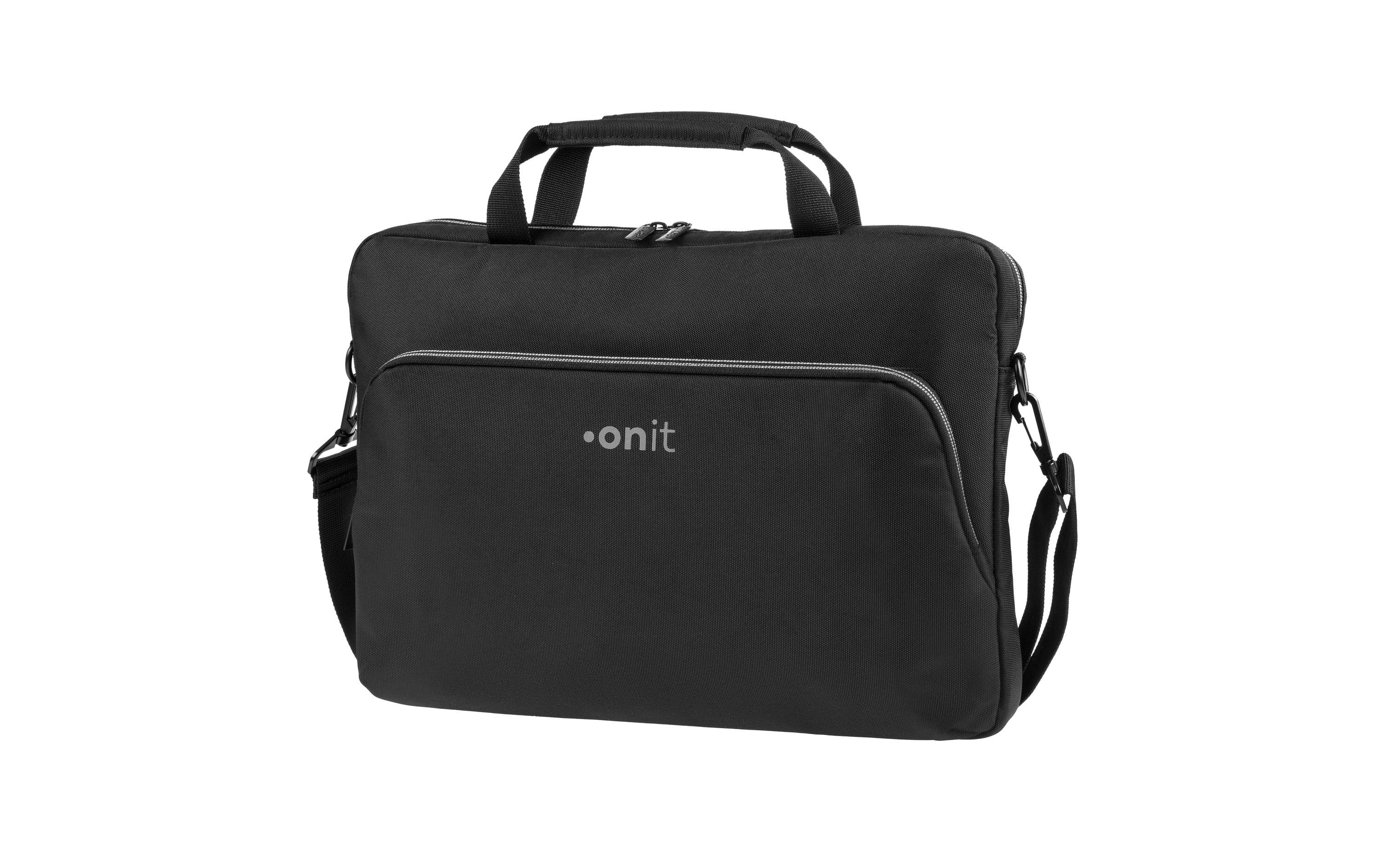 onit Slim Case schwarz 13.3"-14.1" rpet, 39x28x6cm, 395g
