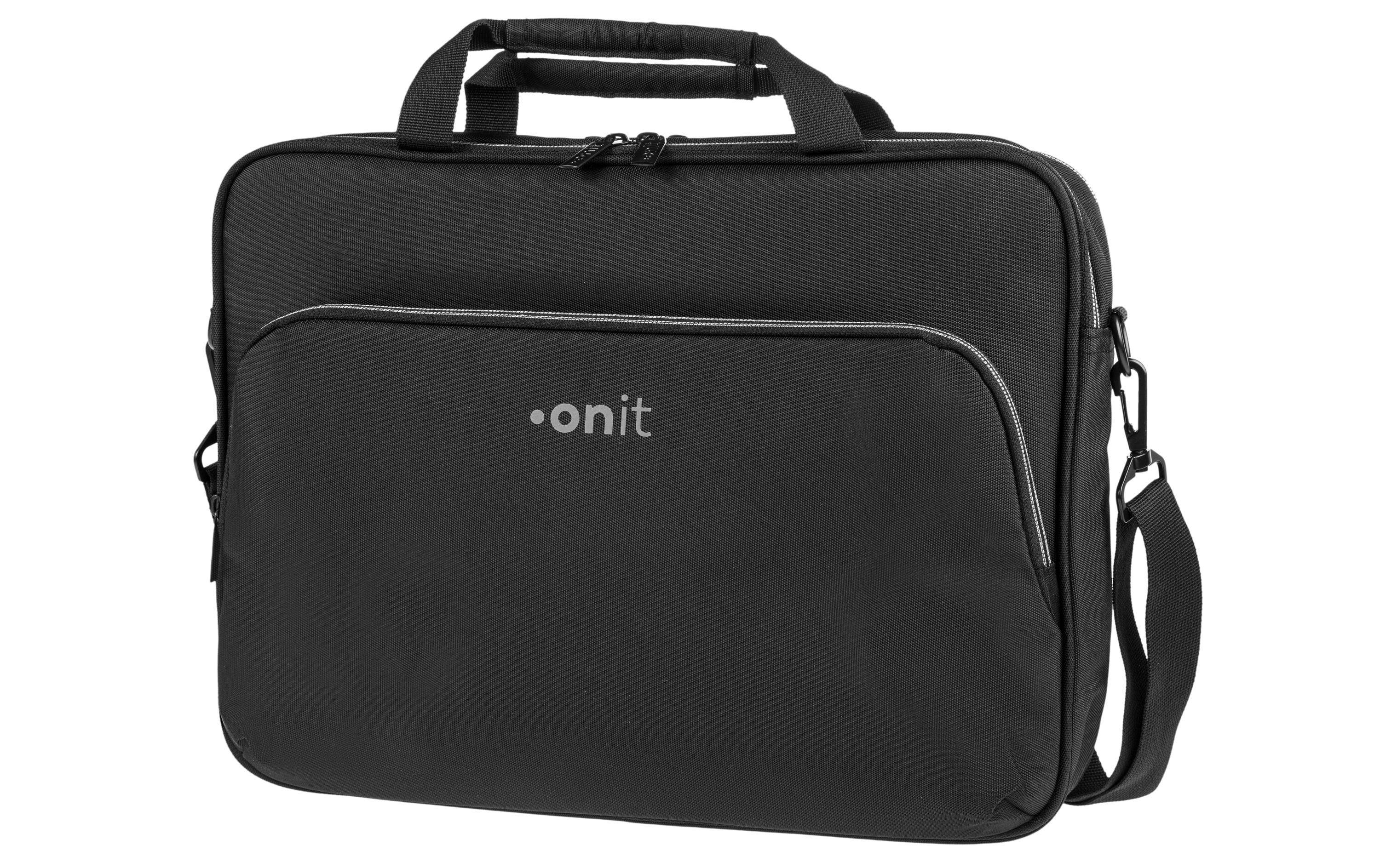 onit Toploader schwarz 14.1"-15.6" rpet, 43x30x8cm, 565g