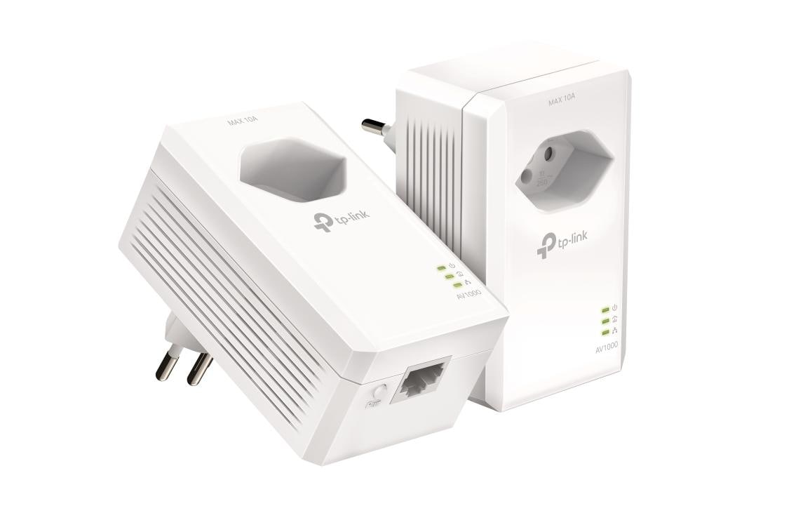 TP-Link TL-PA7017P KIT Powerline Starterkit Bis 1 Gbps, 2er-Set. 1xGE LAN, AV1000