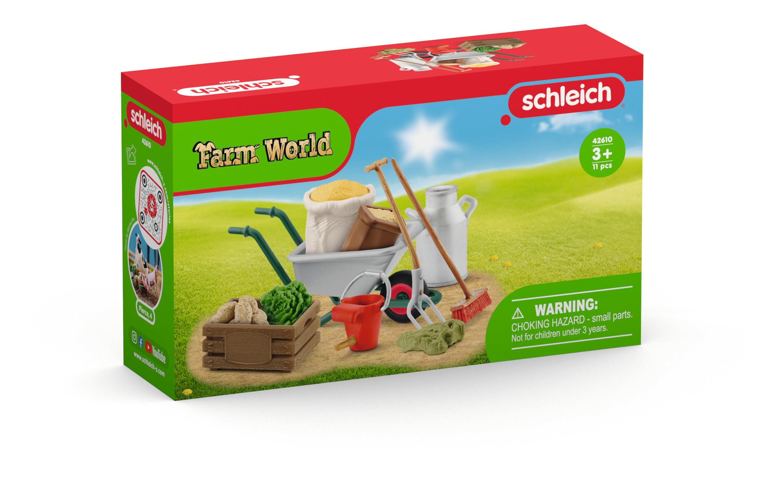 Schleich Stallpflege Zubehör Farm World