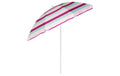 KOOR Sonnenschirm Lido Magenta-Green 180cm, Zink-Tilt, ohne Anker