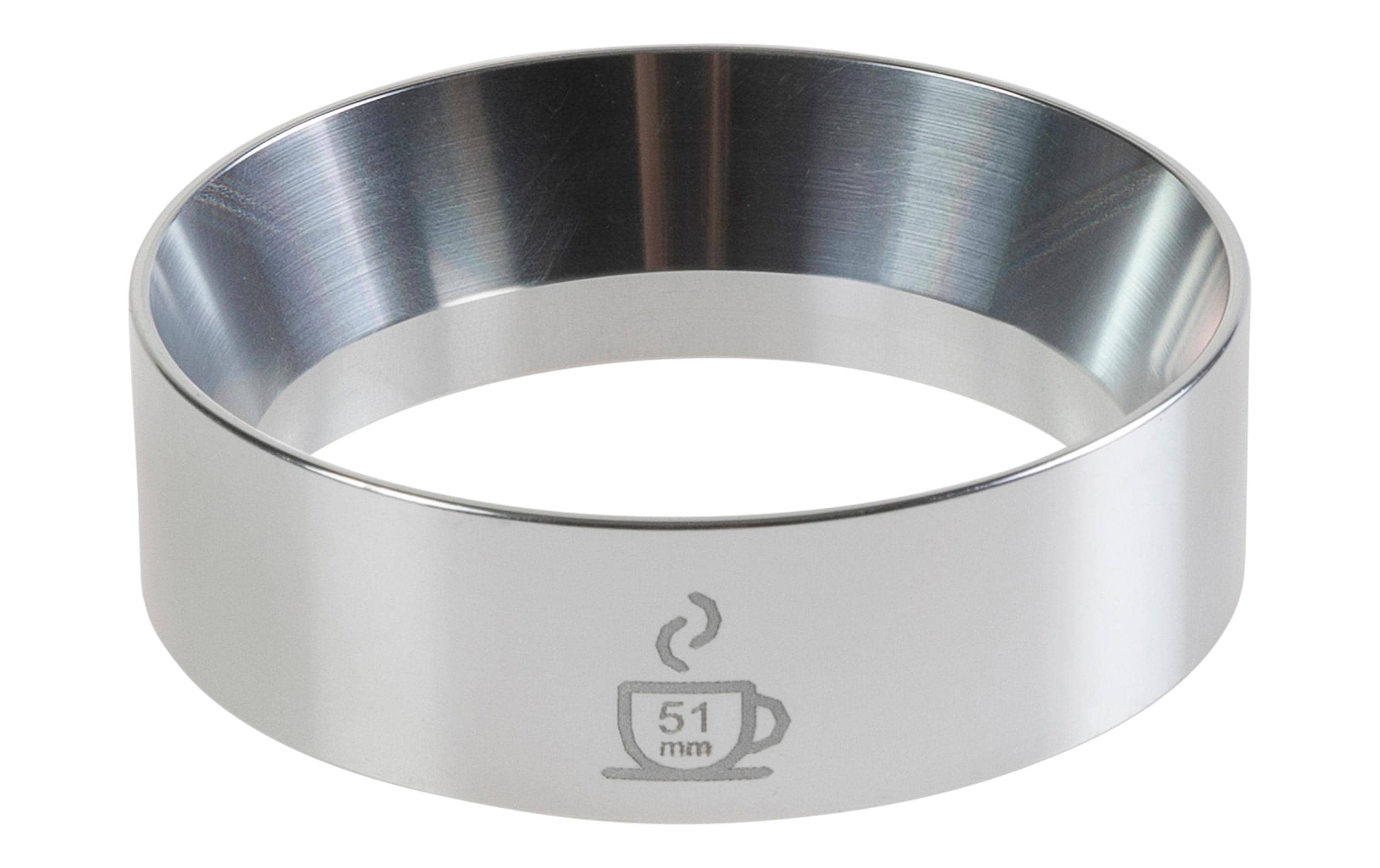 FURBER Kaffee Dosierring 51mm Alu 51mm, Alu / Magnet, Silver