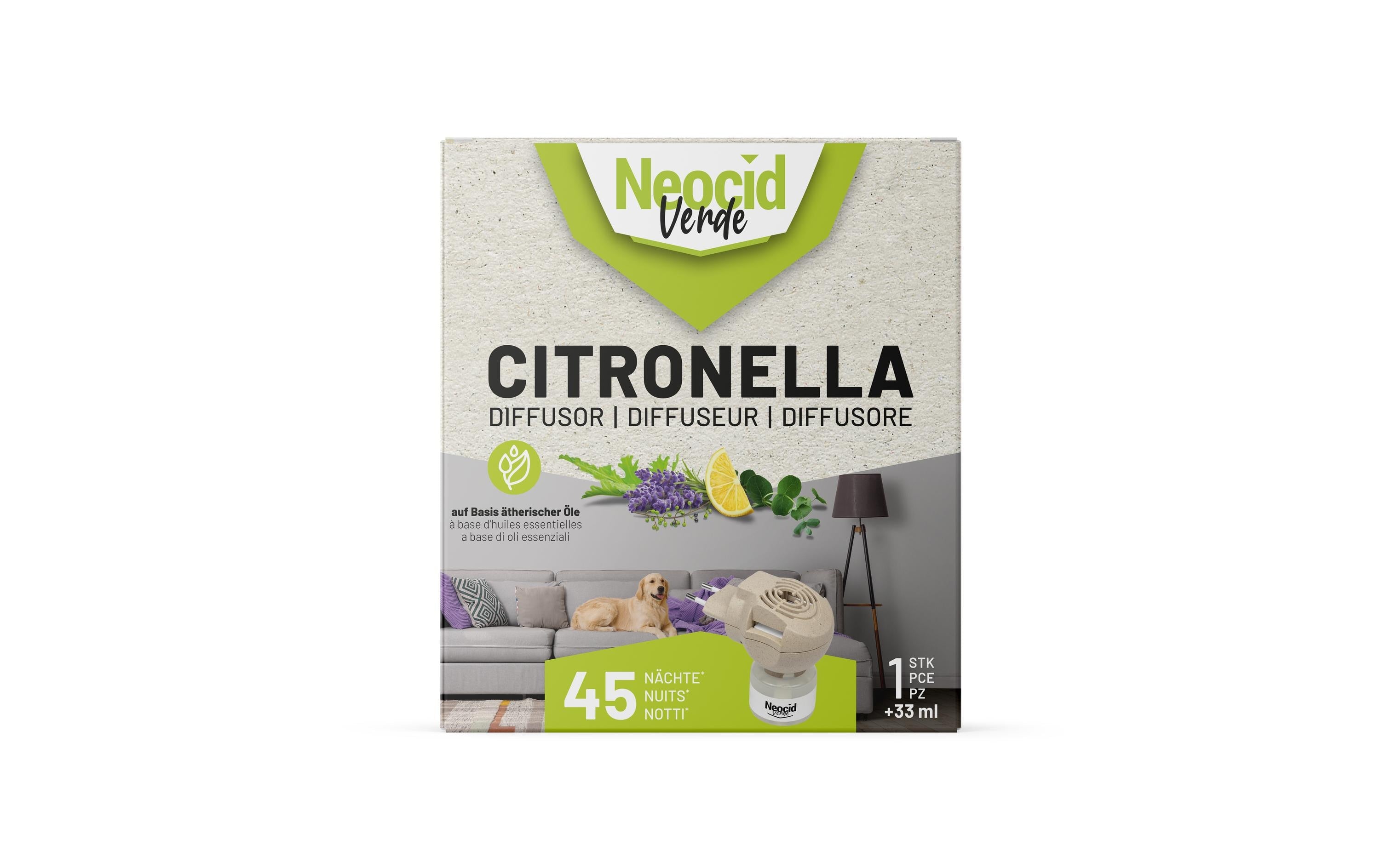 Neocid Verde Citronella Diffusor