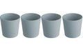 Koziol Becher Connect S 4er Set 190ml, 7.3x7.3x7.5cm, blau, bio-circular