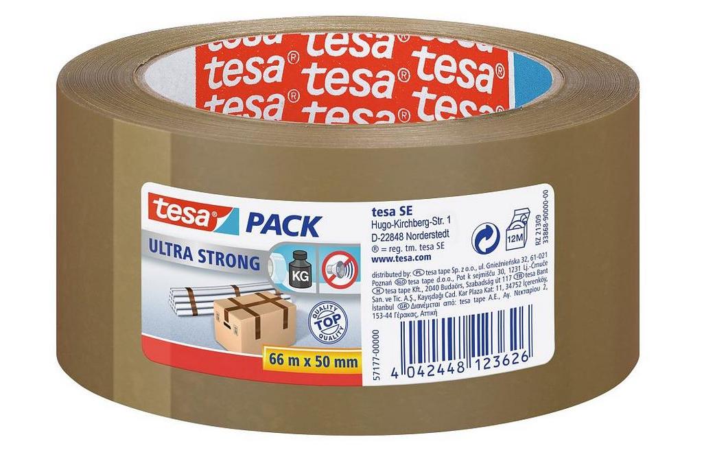 Tesa Paketklebeband - Set 6x Ultra Strong  braun  je 66 m