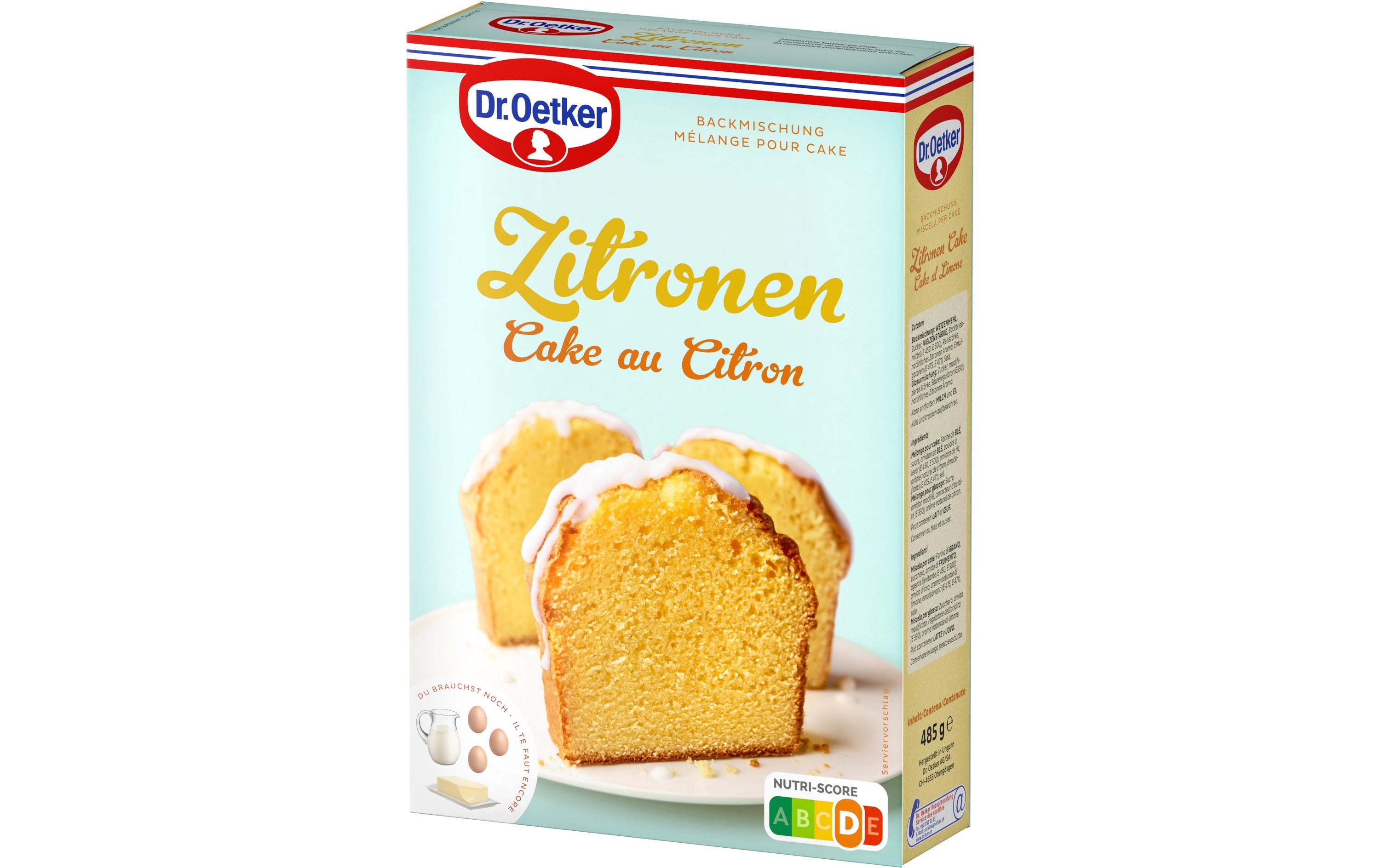 Zitronen Cake Backmischung