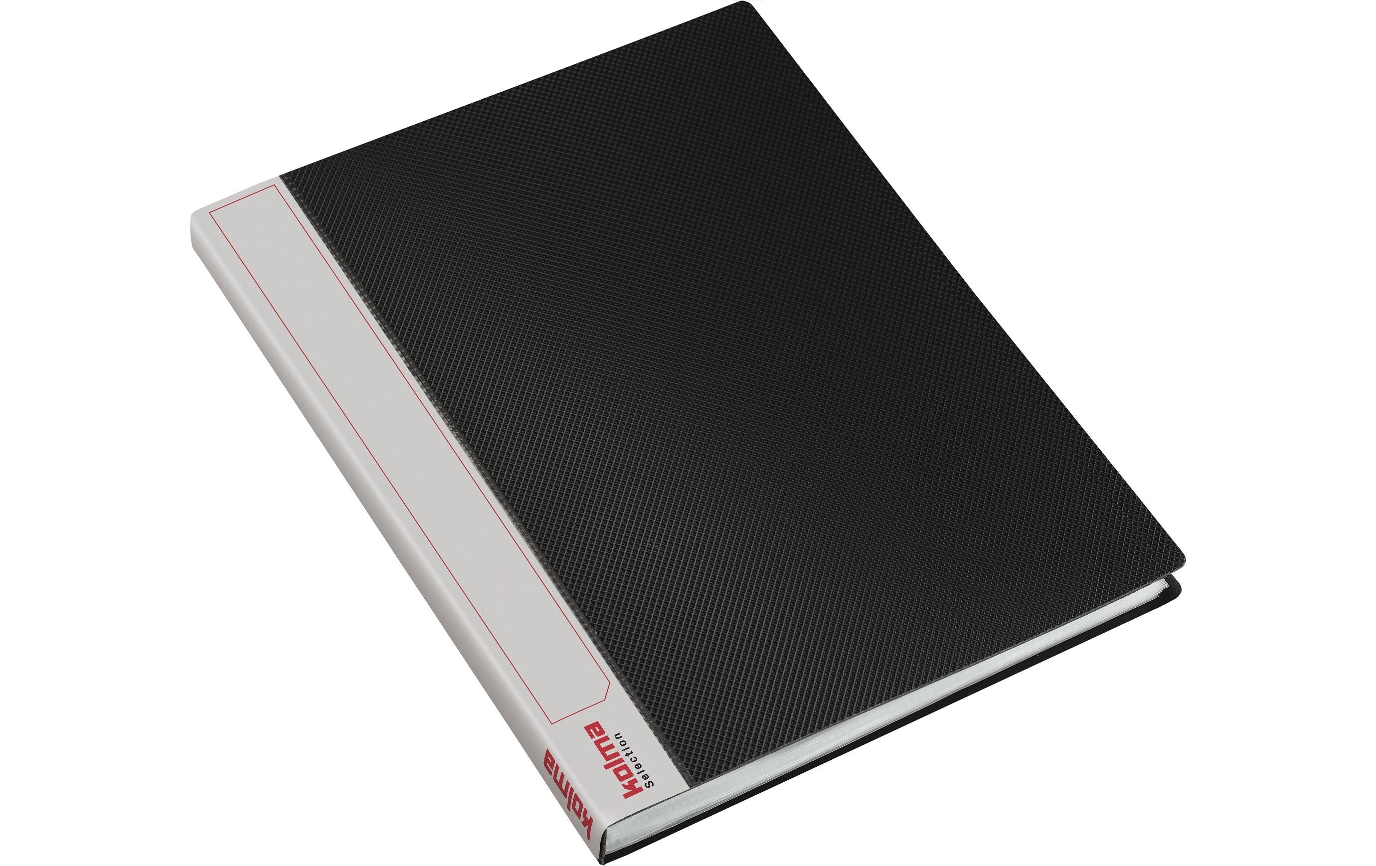 Kolma Sichtbuch Restless A4 mit 40 Taschen, schwarz
