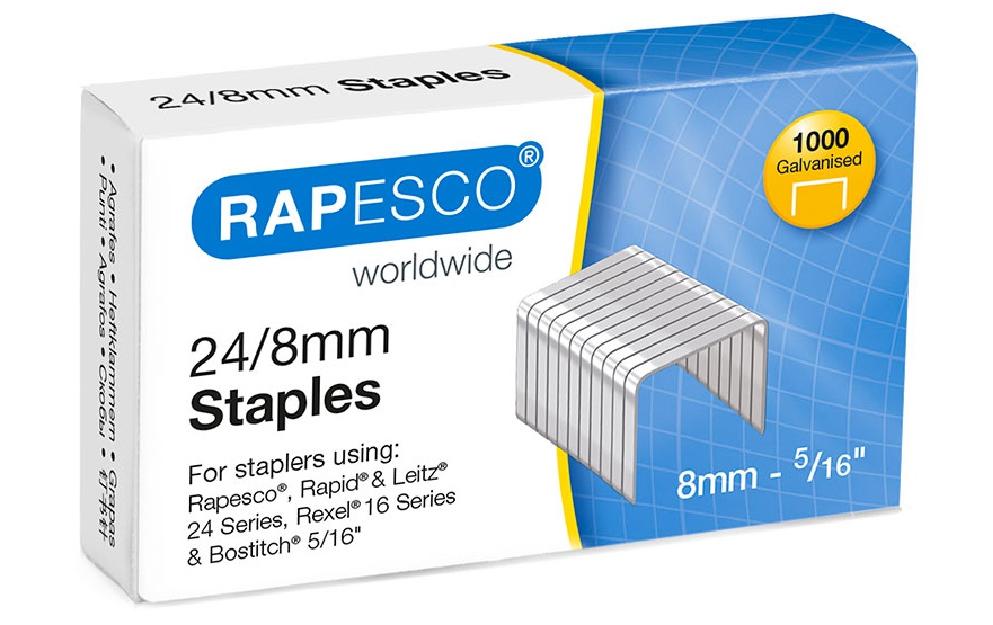 Rapesco 24/8mm Heftklammern 1000 Stück
