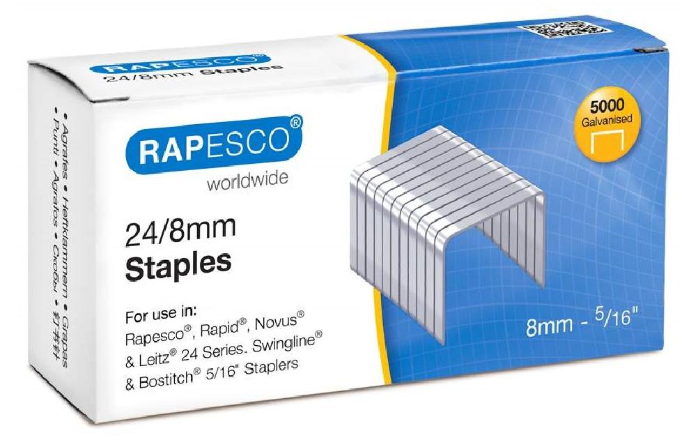 Rapesco 24/8mm Heftklammern 5000 Stück