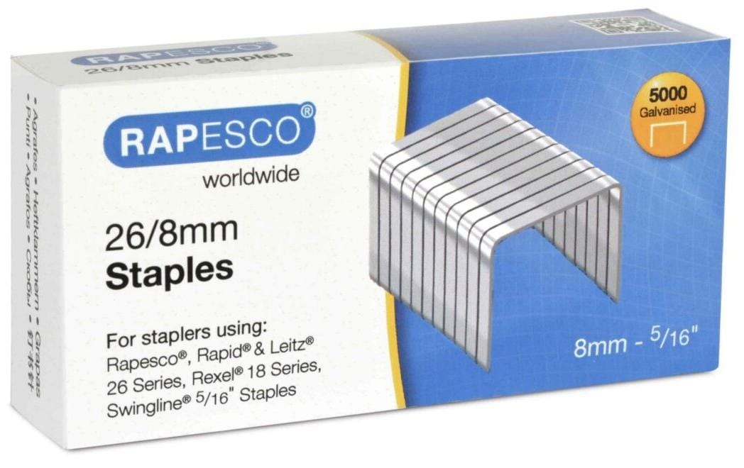 Rapesco 26/8mm Heftklammern 5000 Stück