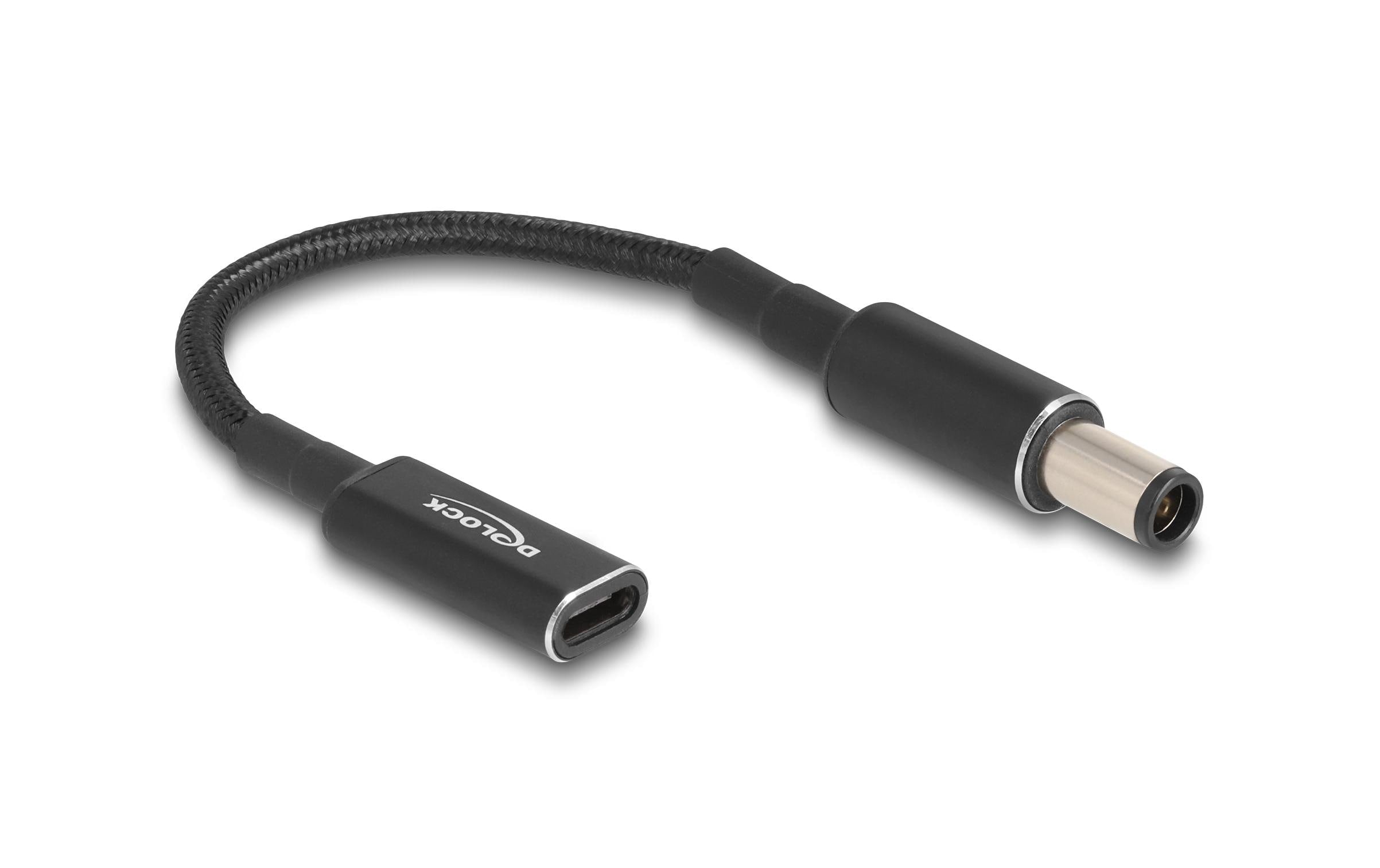 Delock Ladekabel USB-C zu HP 7,4x5mm Buchse zu Stecker, 15cm