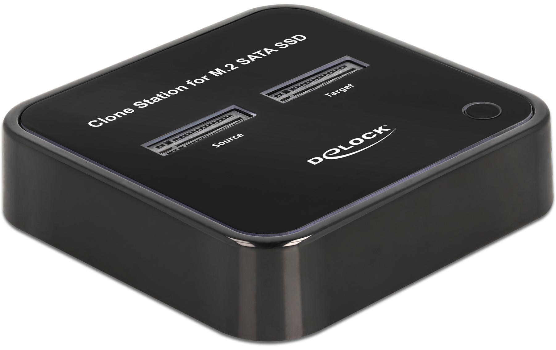 Delock USB M.2 Dockingstation für 2 x M.2 SATA SSD mit Klon Funktion