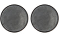 Villa Teller Fjord 20.5cm schwarz 2er Set Set, D 20.5cm, H 1.5cm, Porzellan