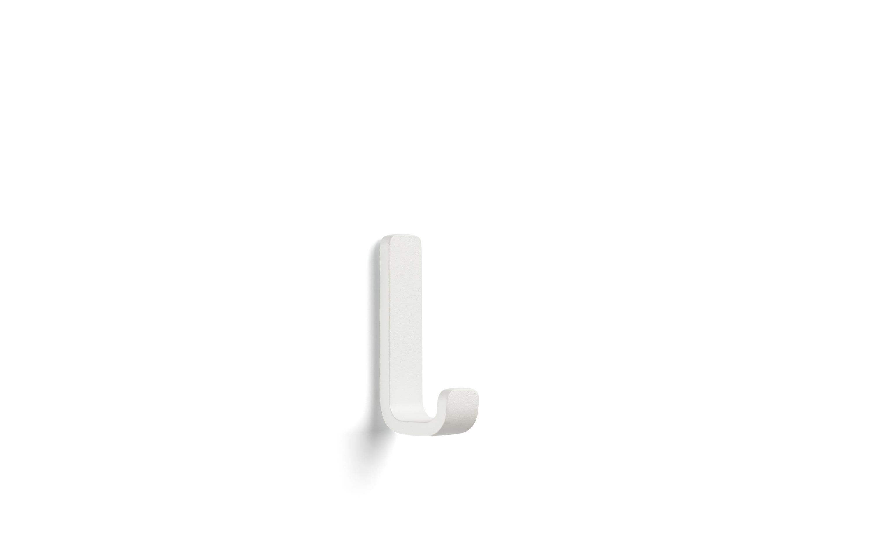 Zone Wandhaken Rime weiss, 8.5cm