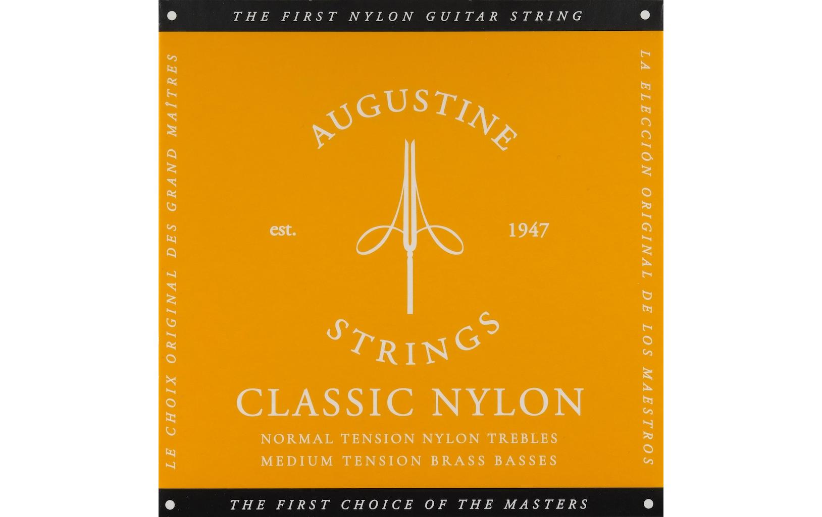 Augustine Classic Gold Medium Klassische Gitarren-Saiten, Satz