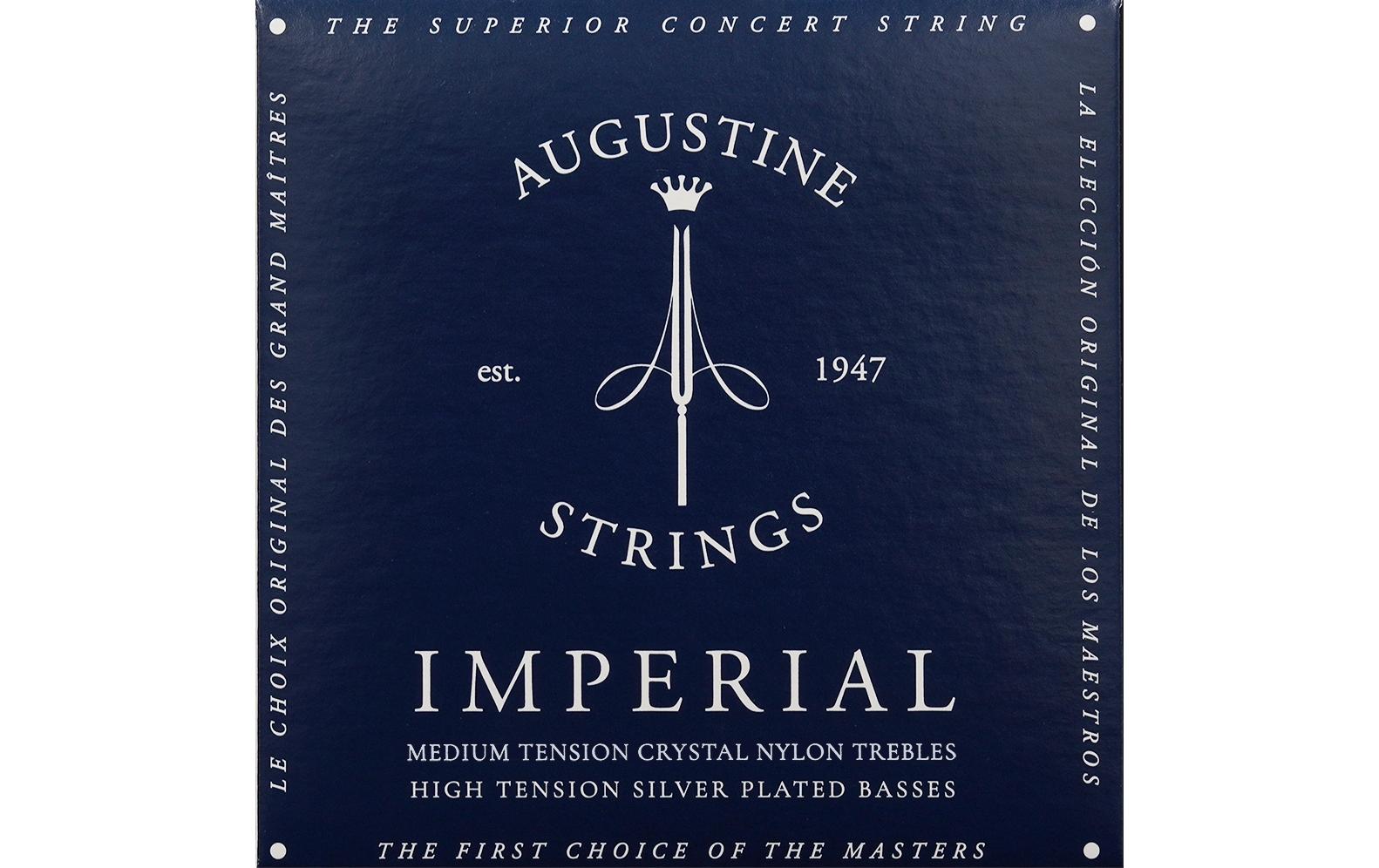 Augustine Imperial Blue Hard Klassische Gitarren-Saiten, Satz