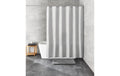 Kleine Wolke Duschvorhang Kito 100% Polyester, 180x200 cm, Nebelgrau