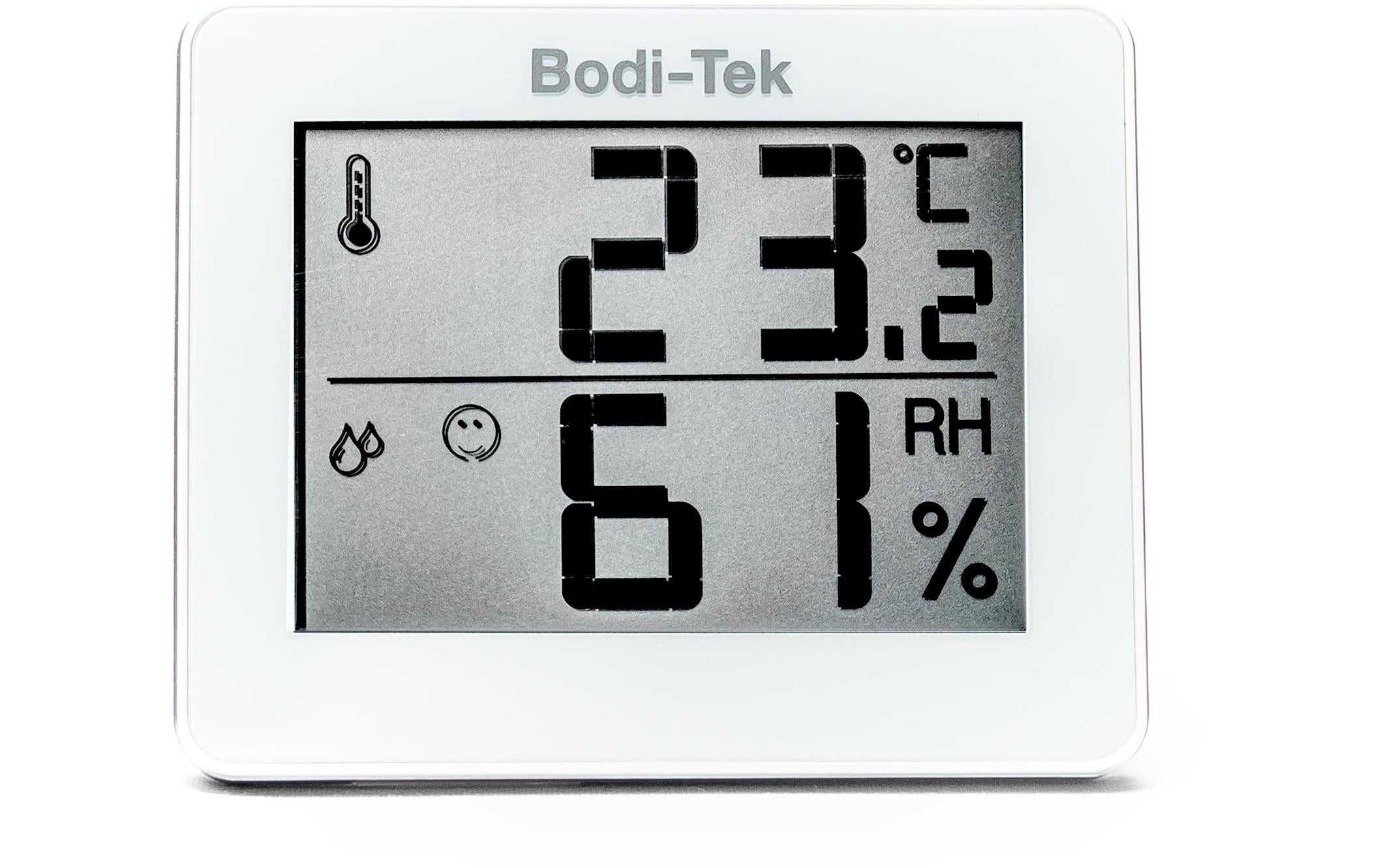 Bodi-Tek Raum Thermometer und Hygometer