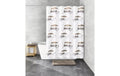 Kleine Wolke Duschvorhang Eulen Länge 200cm, Breite 180cm, Polyester
