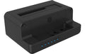 ICY BOX IB-2914MSCL-C31, HDD Dockingstation USB 3.1 Type-C, schwarz, o. Kapazitätlimite