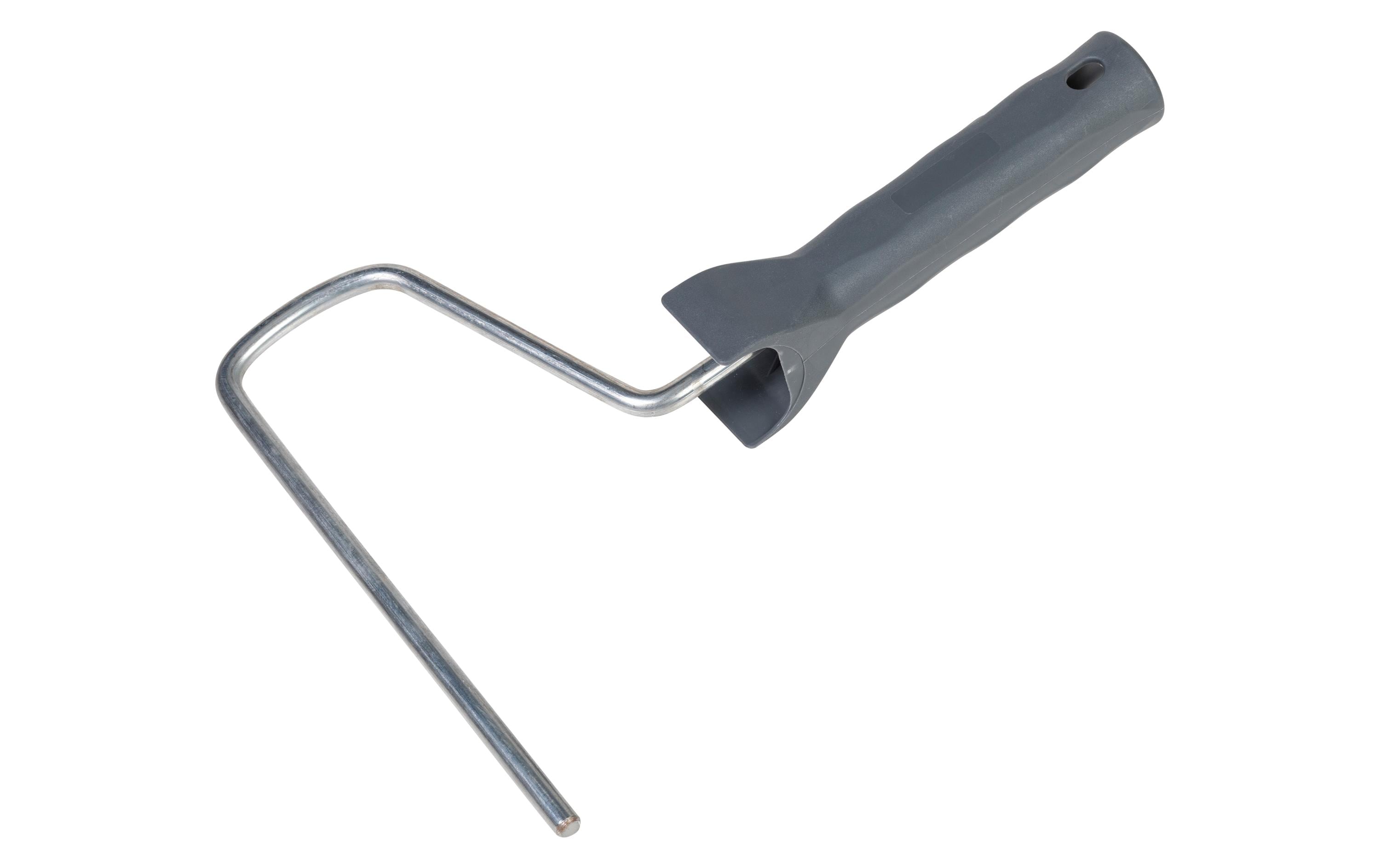 Farbrollerbügel KOMFORT 18 cm konisch geschliffen, Holzgriff lackiert