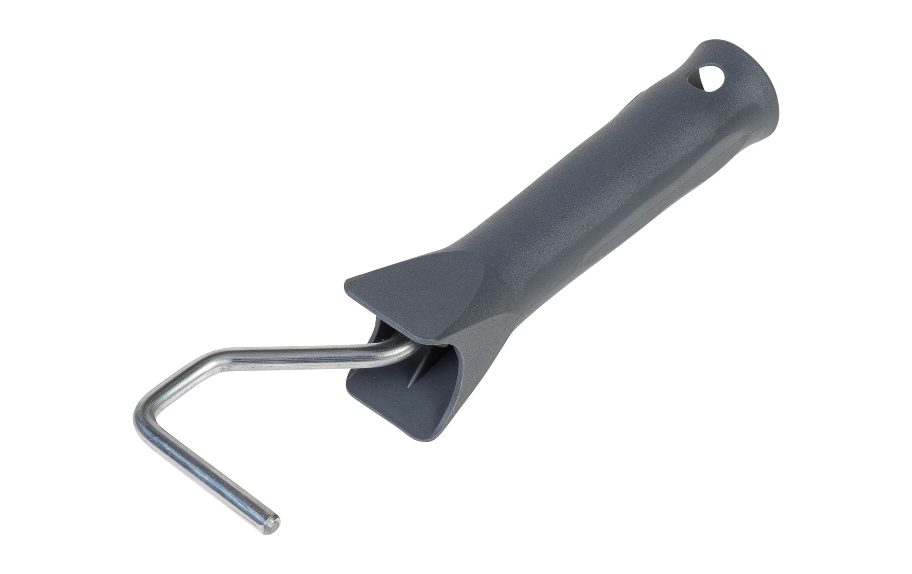 Heizkörperrollerbügel KOMFORT 5cm/20cm konisch geschliffen, Holzgriff lackiert