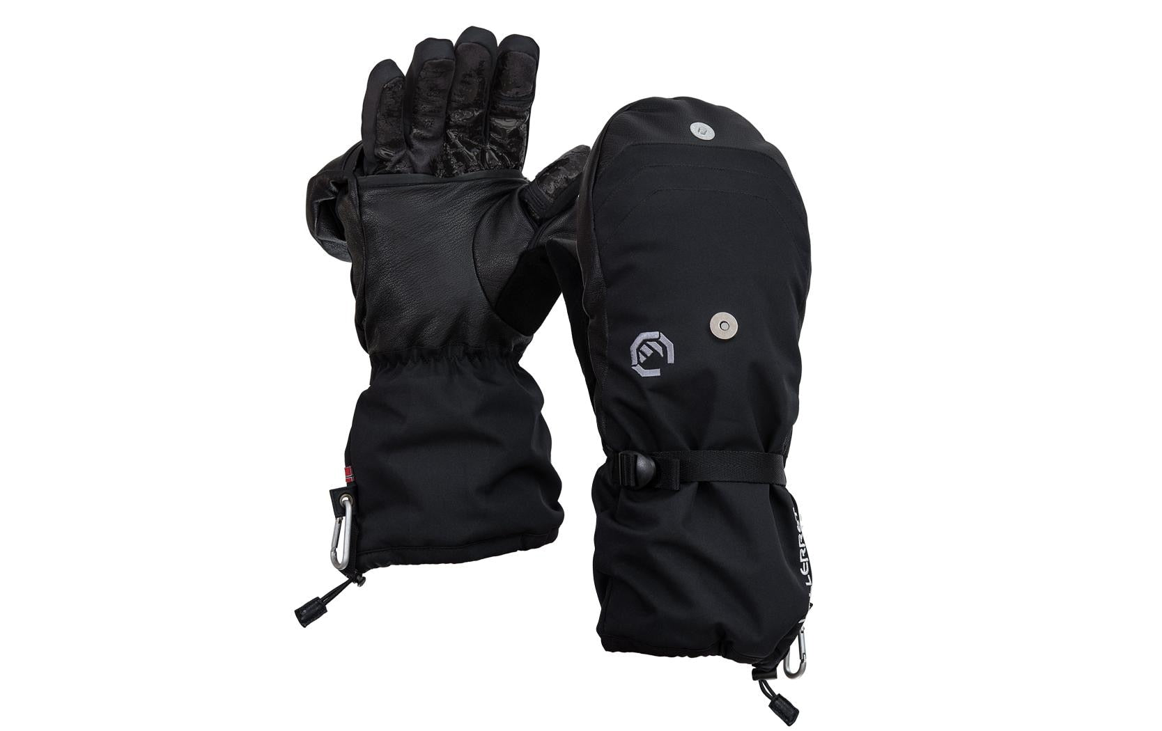 Vallerret Handschuh Alta Arctic Mitt - S Schwarz