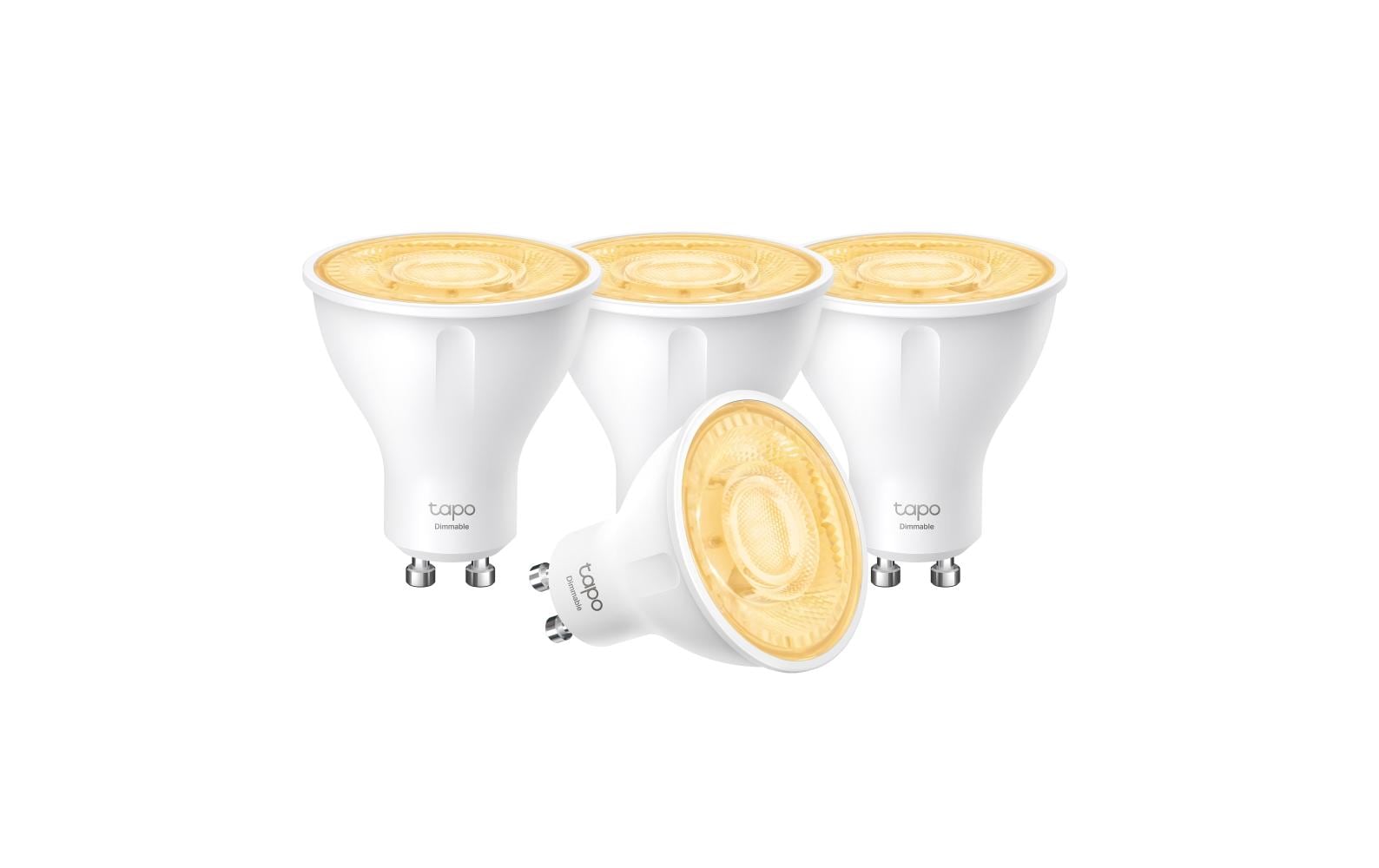 TP-Link Smart Bulb Tapo L610 4-Pack Dimmbare Lampe, E27, WiFi, 2.9Watt