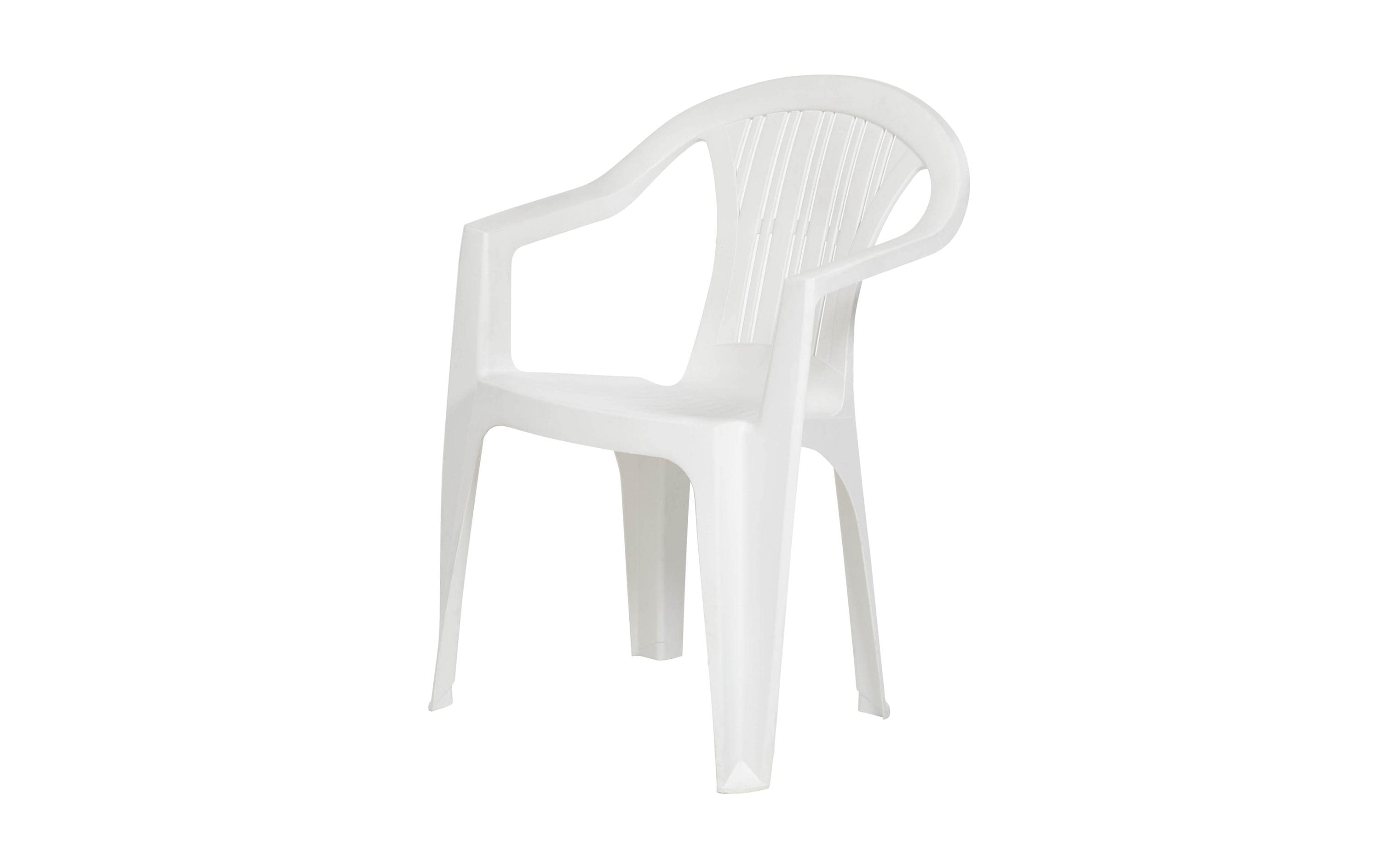 Bica Gartenstuhl weiss 4er SET KIT 56x54x79