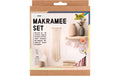 Folia Bastelset Makramee Boho Wandbehang und Wimpel-Girlande