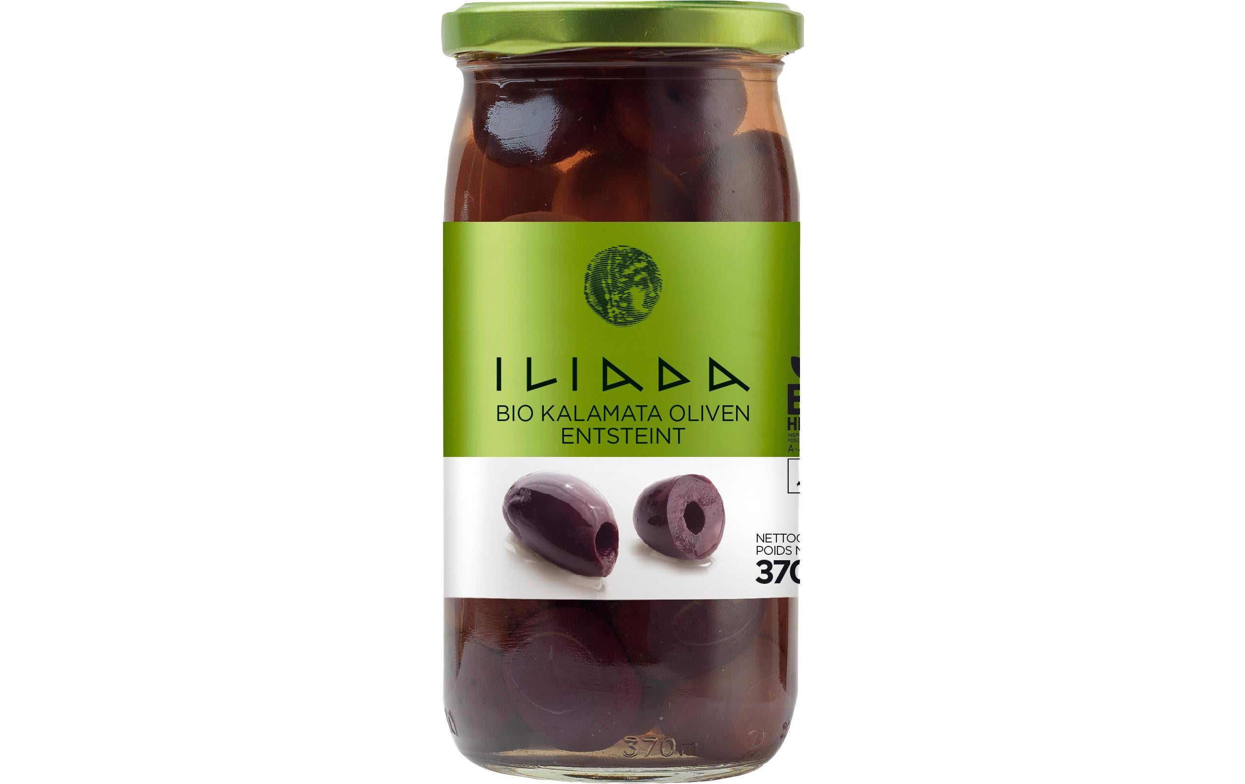 Golden Line Bio Kalamata Oliven entsteint, 370 g
