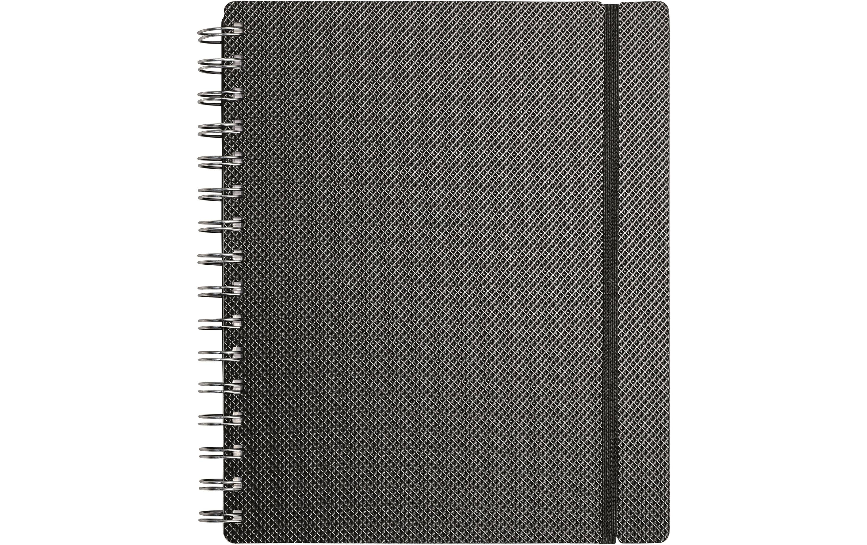 Kolma Notebook Selection A5 recycling, 120 Blatt, kariert, schwarz