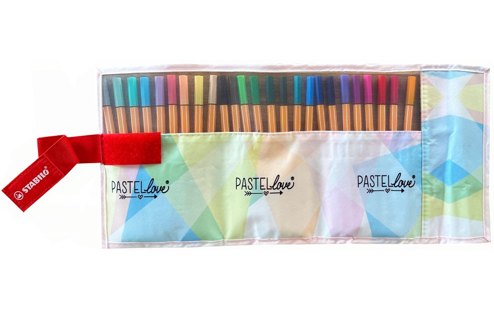 Stabilo Point 88 25er Roll. Pastellove Pastellove Rollerset à 25