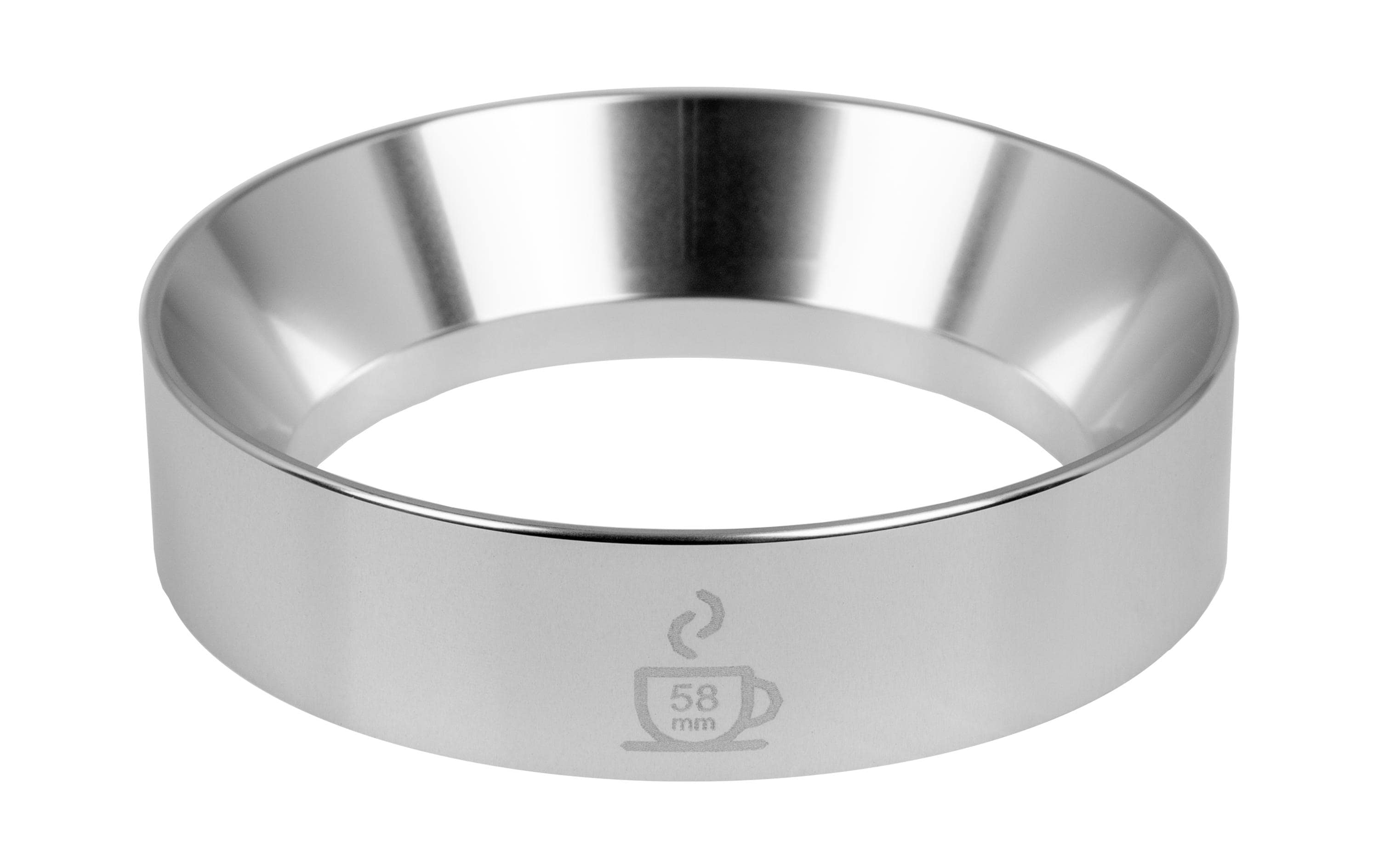 FURBER Kaffee Dosierring 58mm Alu 58mm, Alu / Magnet, Silver