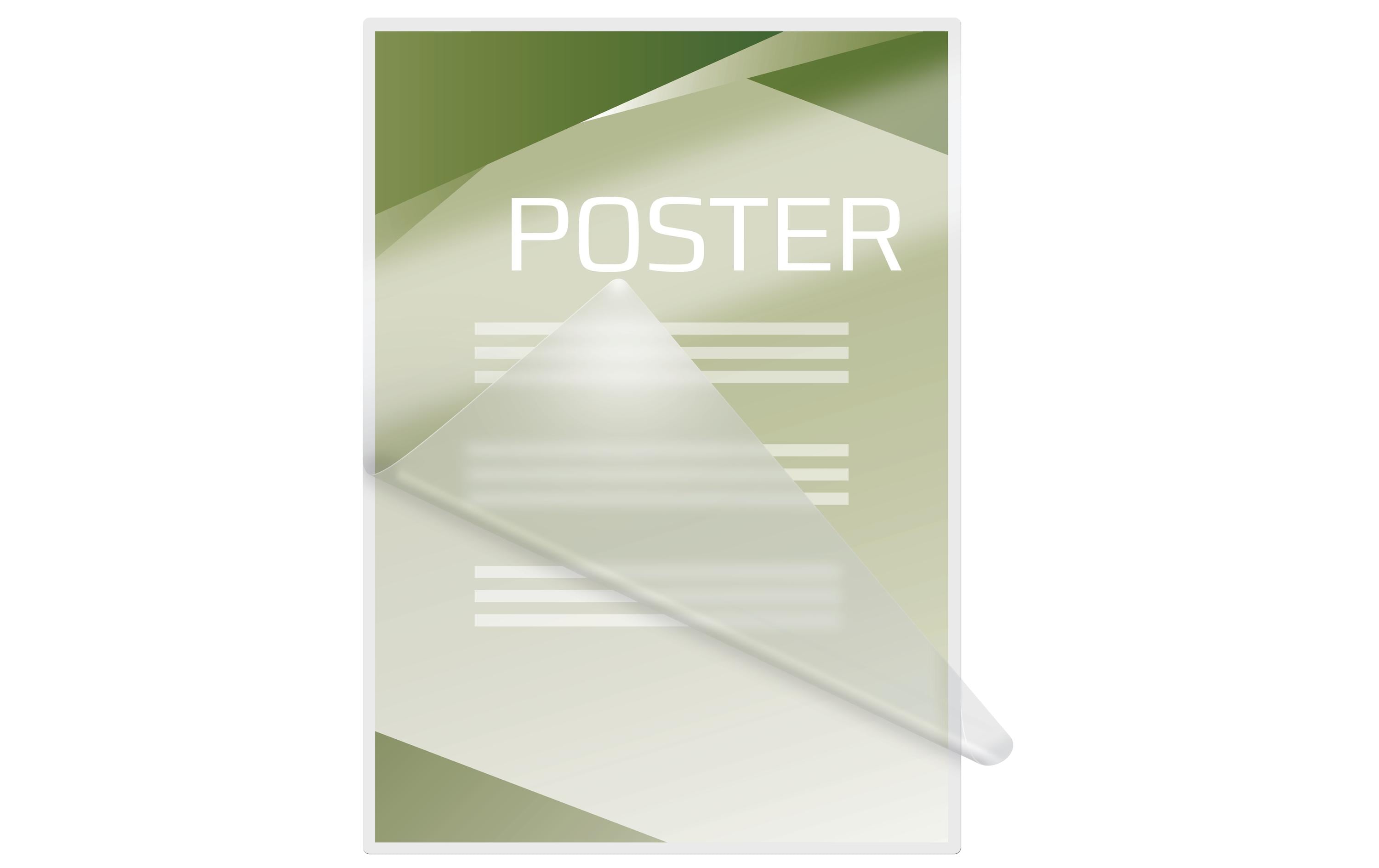 GBC Document Laminiertasche für Dokumente glänzend, Format A2, 2 x 80 Mikron