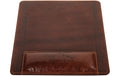 Alpenleder Mausmatte "Konstanz" 22x24cm, brandy
