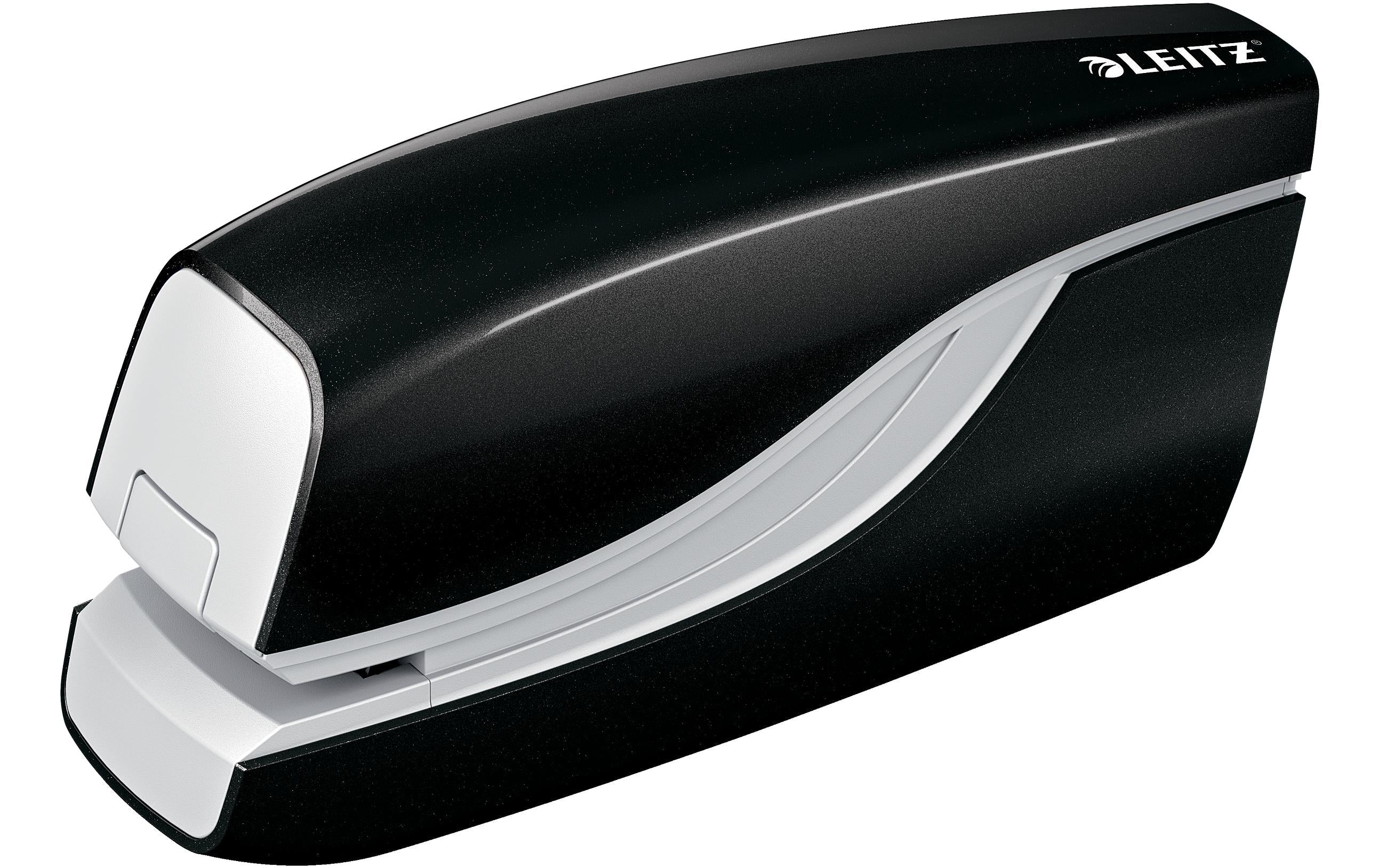 Leitz WOW Elektrisches Heftgerät NeXXt schwarz, 10 Blatt, Batteriebetrieb