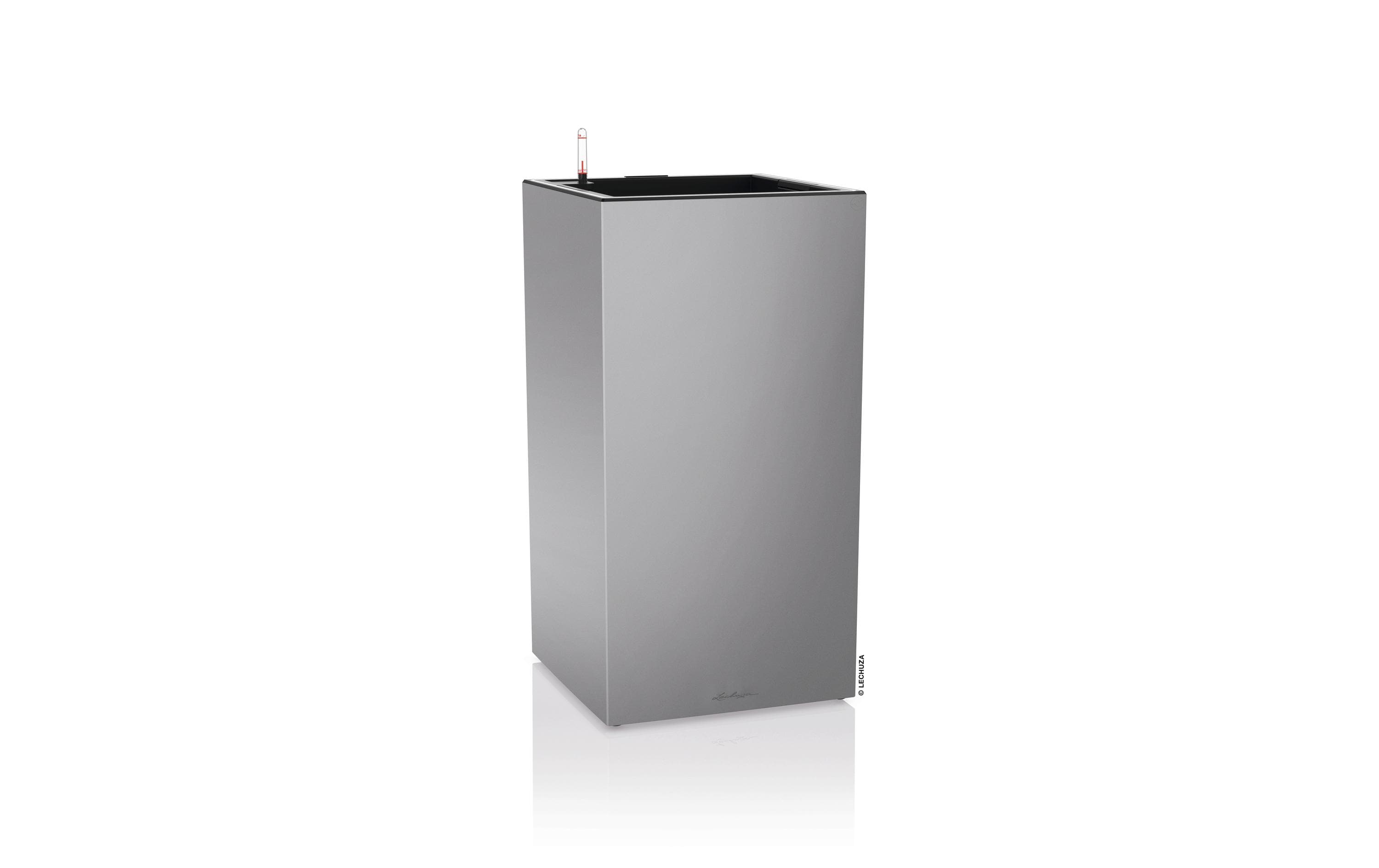 Lechuza CANTO Premium 40 LED high All in One silver