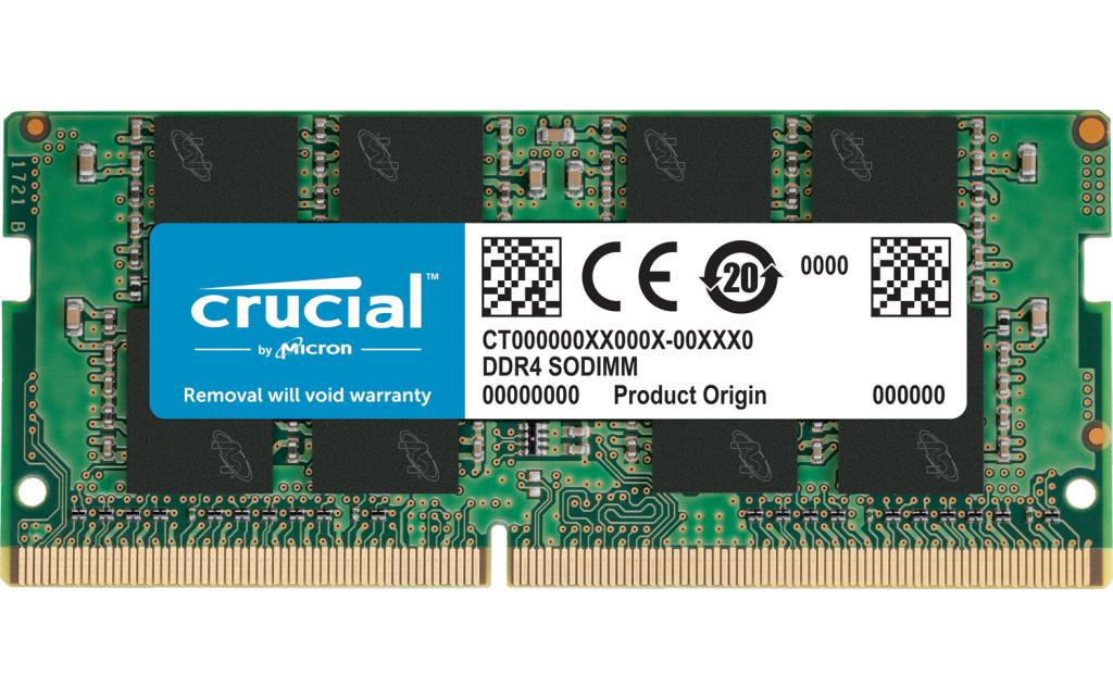Crucial SO-DDR4 8GB 3200MT/s Non-ECC CL22, 1.2V, 260Pin