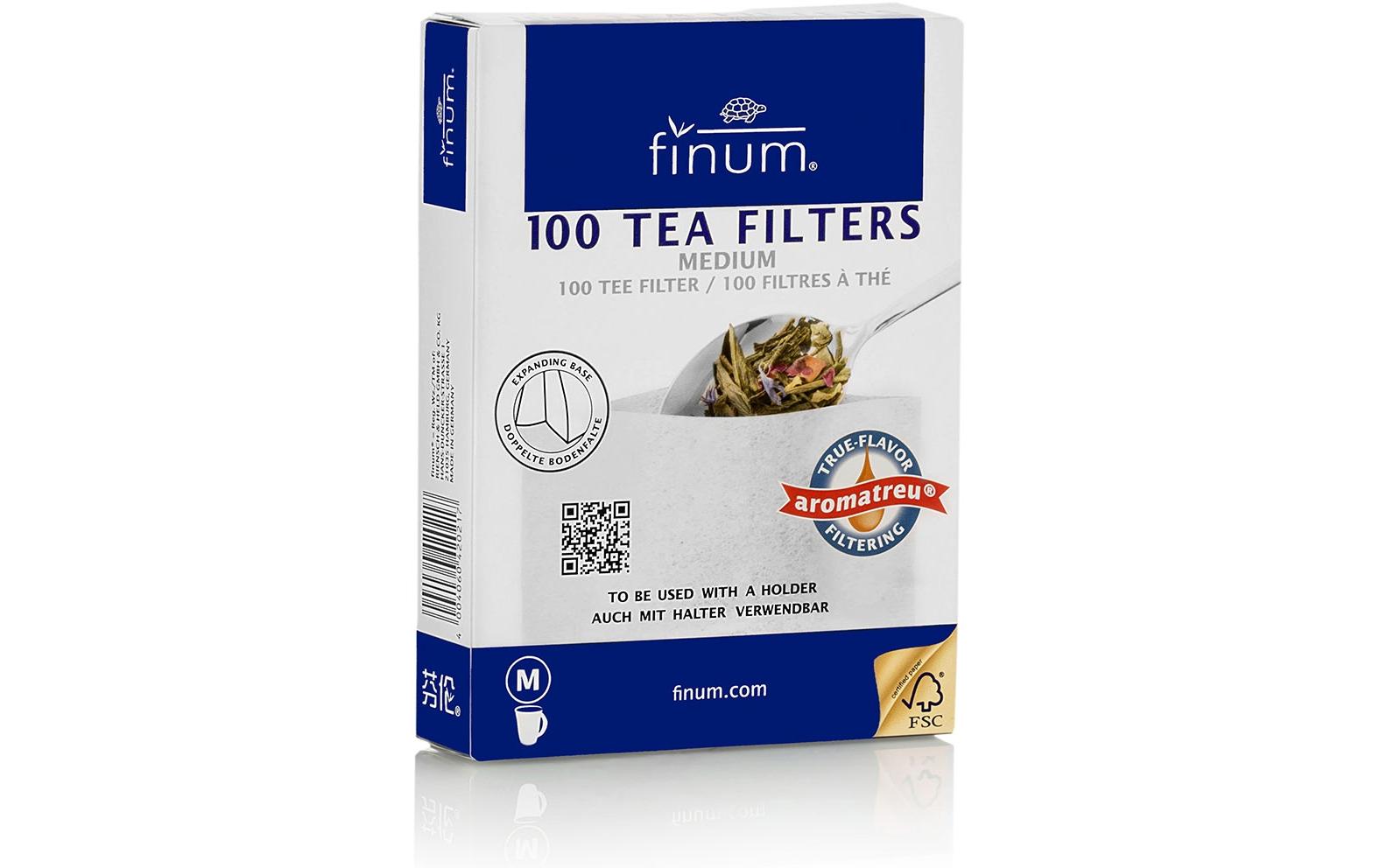 Finum Tee Filter M 100 Stück, 100 x 130 mm
