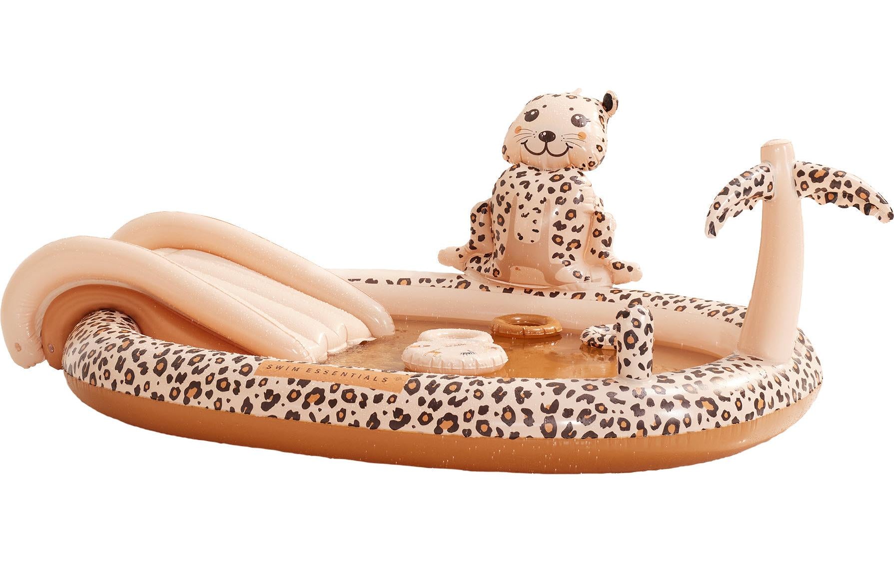 Swim Essentials Kinderplanschbecken 210cm Beige Leopard