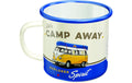 Nostalgic Art Emaille Becher VW Bulli Camp 1 Stk, 8x8 cm, 360 ml