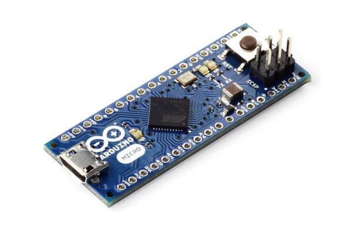Arduino Micro: Multifunktionales Board ATmega32u4 16Mhz, USB,SPI,ICSP,I²C,UART