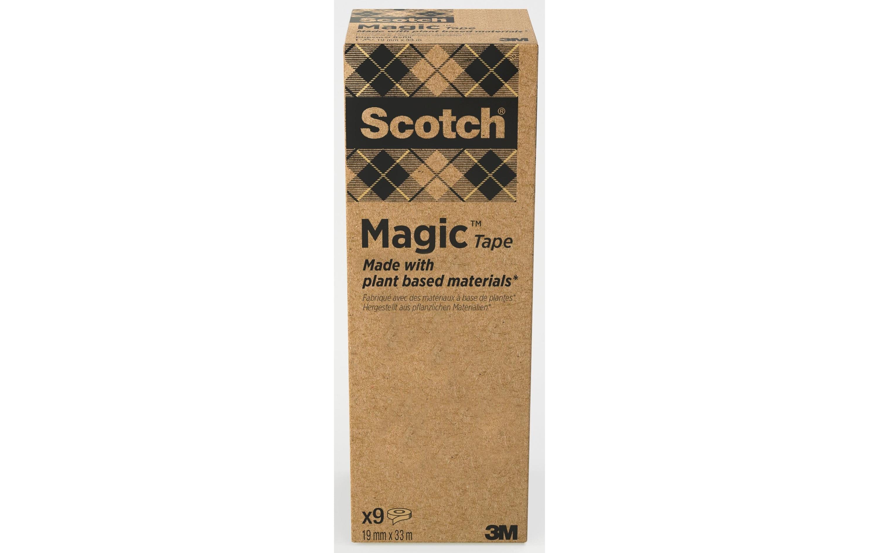 3M Scotch Magic a greener Choice 19mm x 33m, 9 Rollen