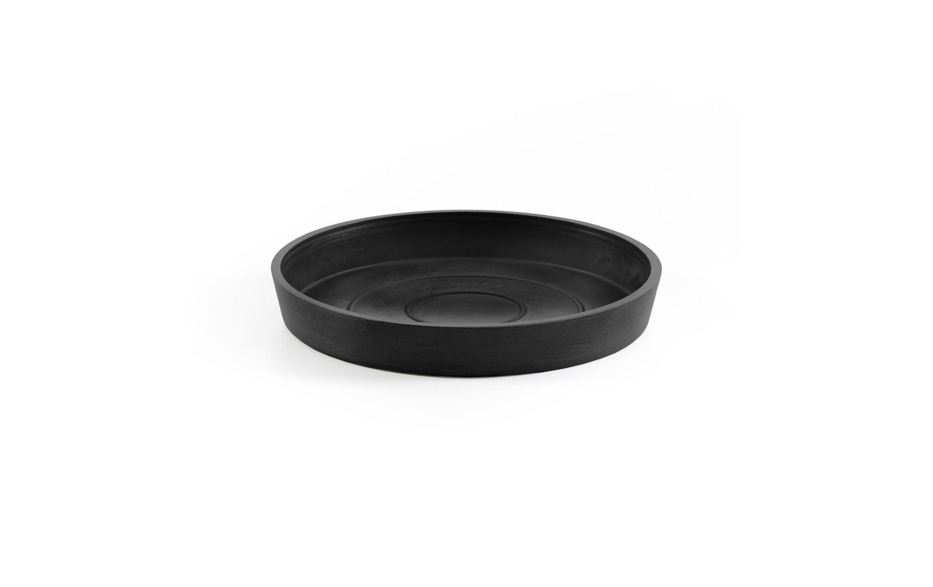 Ecopots Unterteller rund 21 dunkelgrau
