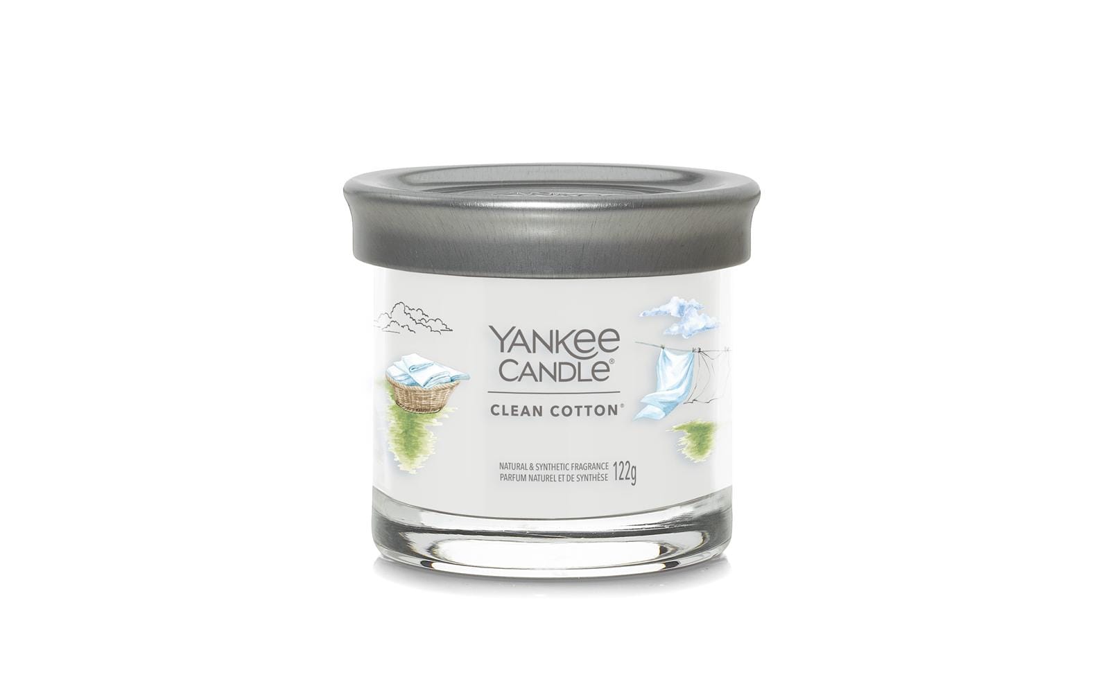 Yankee Candle Clean Cotton Small Jar, Brenndauer ca. 20-30 Std.
