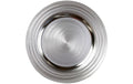 Inge Dekoteller Silber mit Rillen Kunststoff, D: 33 cm