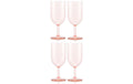 Bodum Okett Weisswein-G rosa Transparent rosa, 4Stk