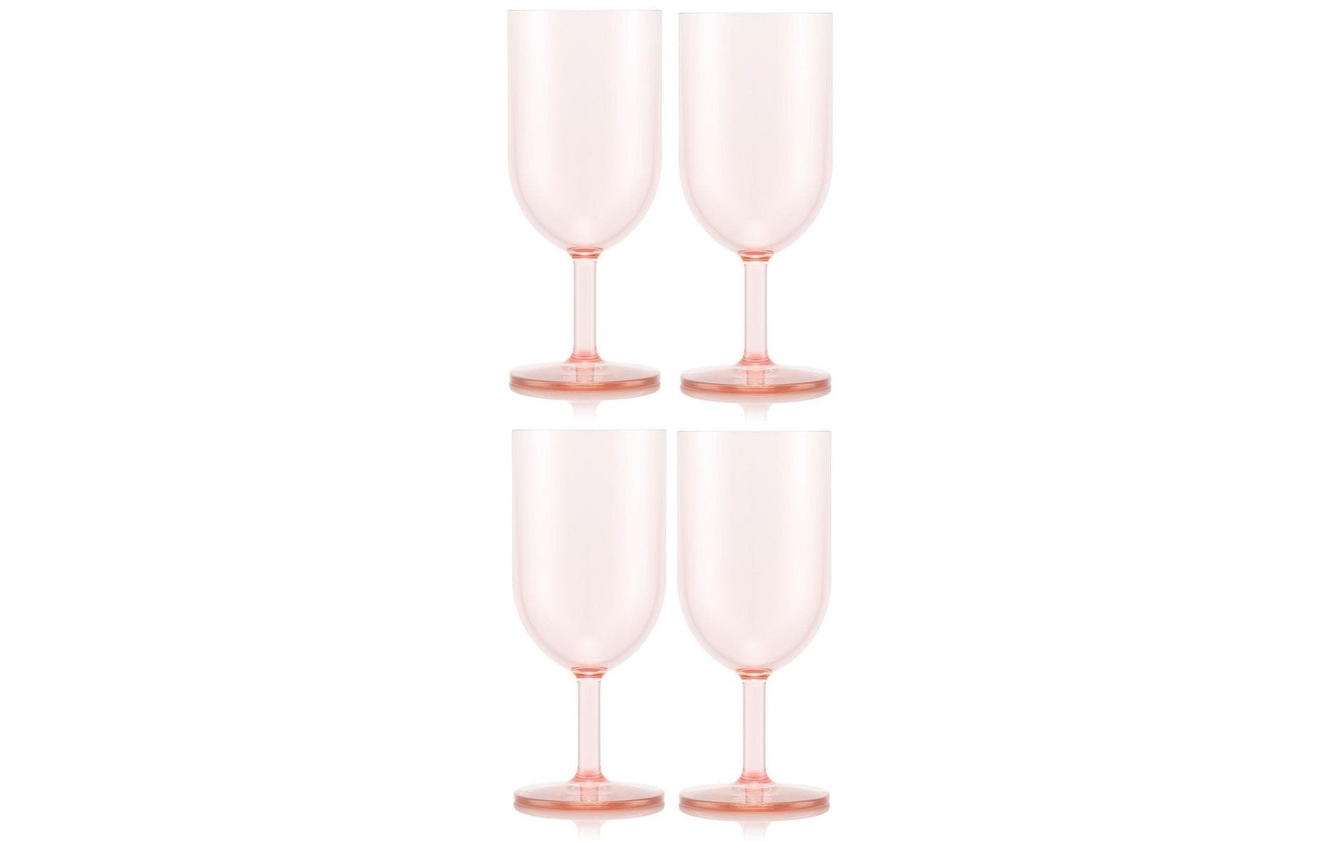 Bodum Okett Weisswein-G rosa Transparent rosa, 4Stk