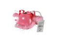 Out of the blue Trinkhelm pink mit Federn